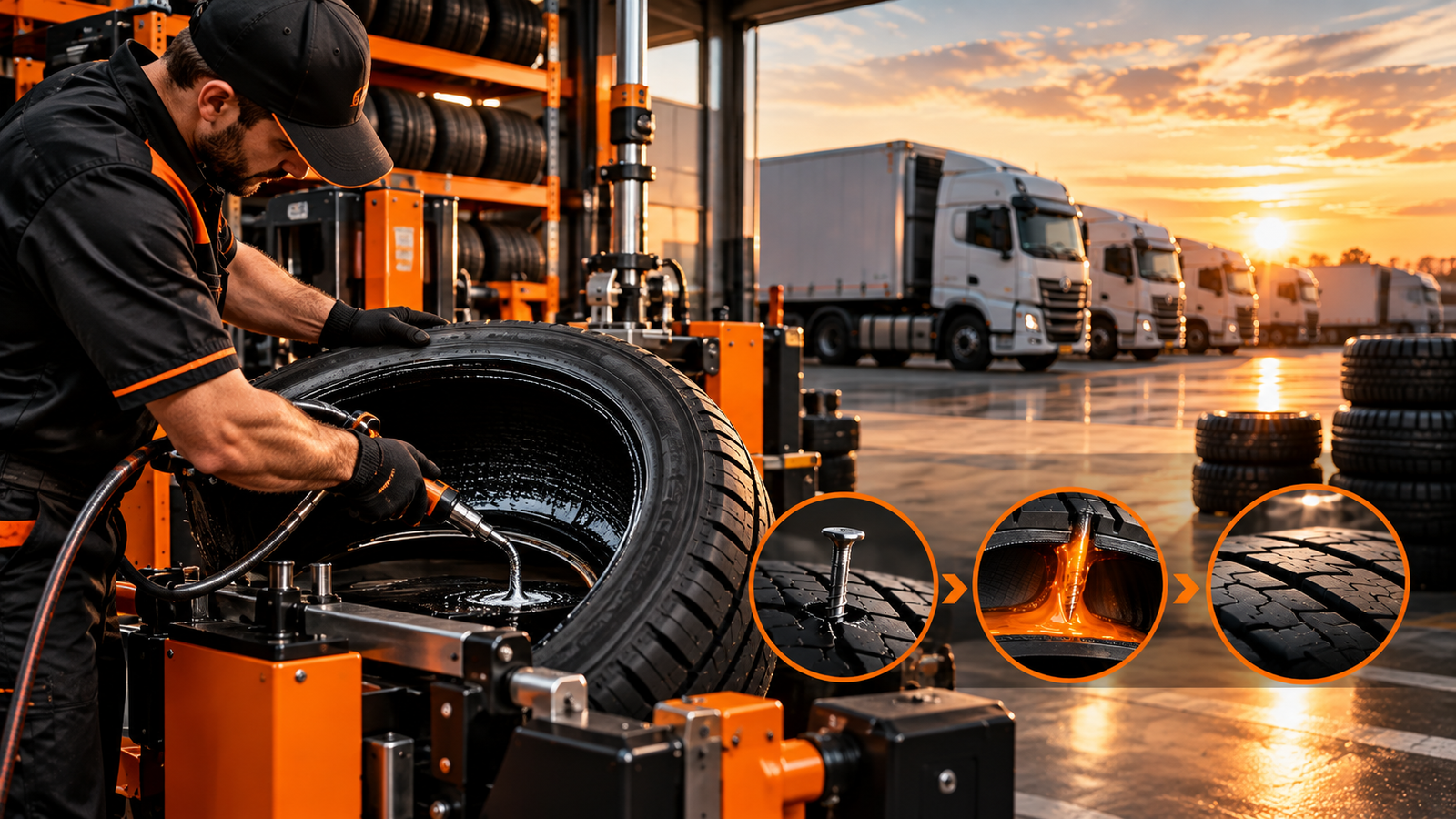 How Self-Sealing Tire Technology Can Help Reduce Fleet Downtime